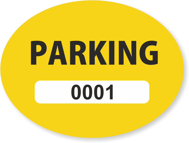parking decal