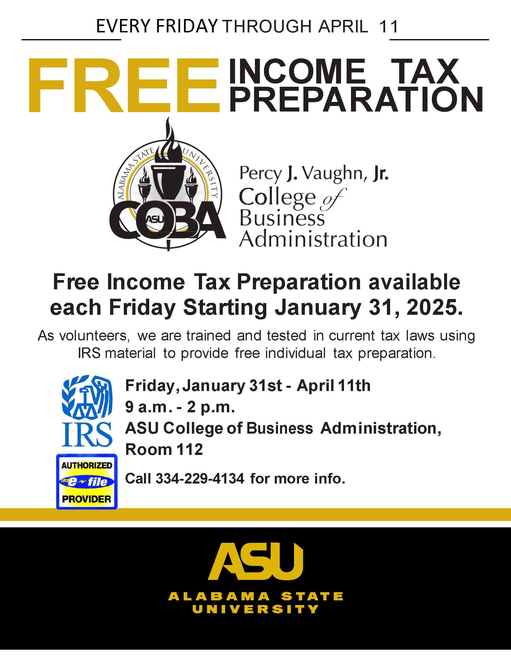 Tax prep information