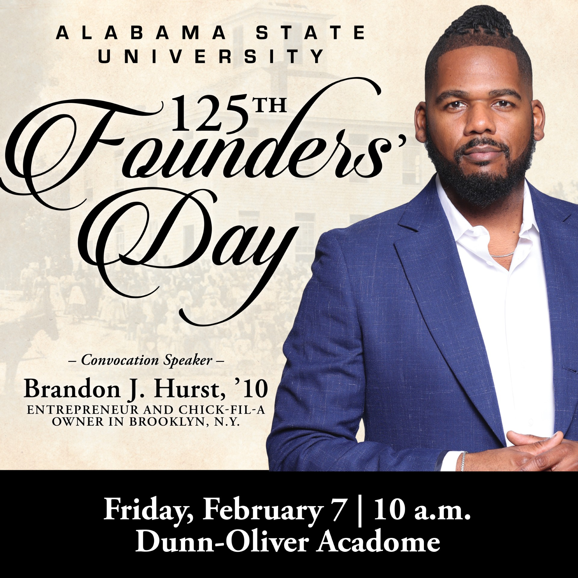 Founders Day speaker