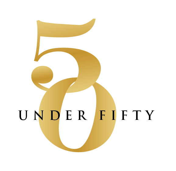 50 Under 50 Logo