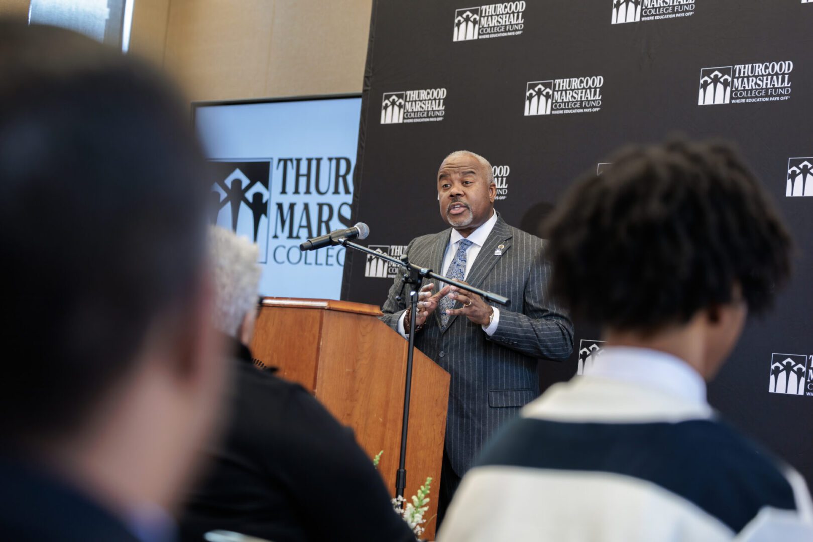 President Ross speaking