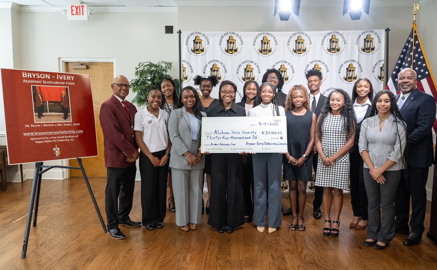 Bryson-Ivery Scholarship recipients