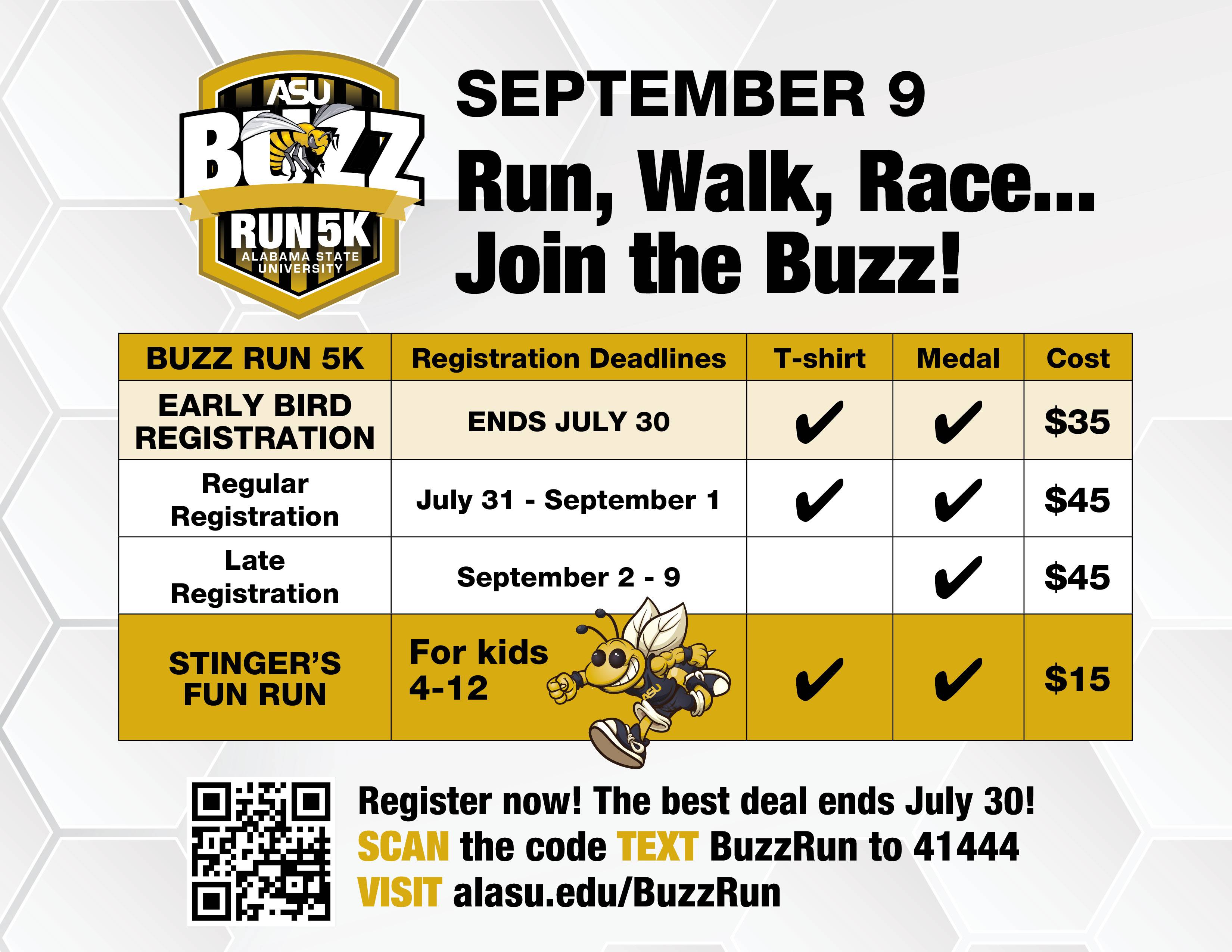 buzz run flyer